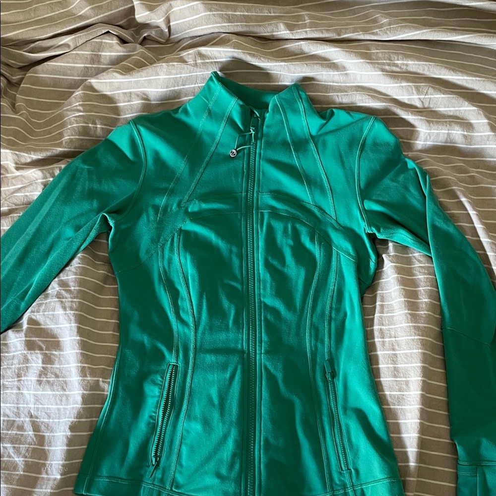 Lululemon Athletica Turquoise Zip-Up Jacket